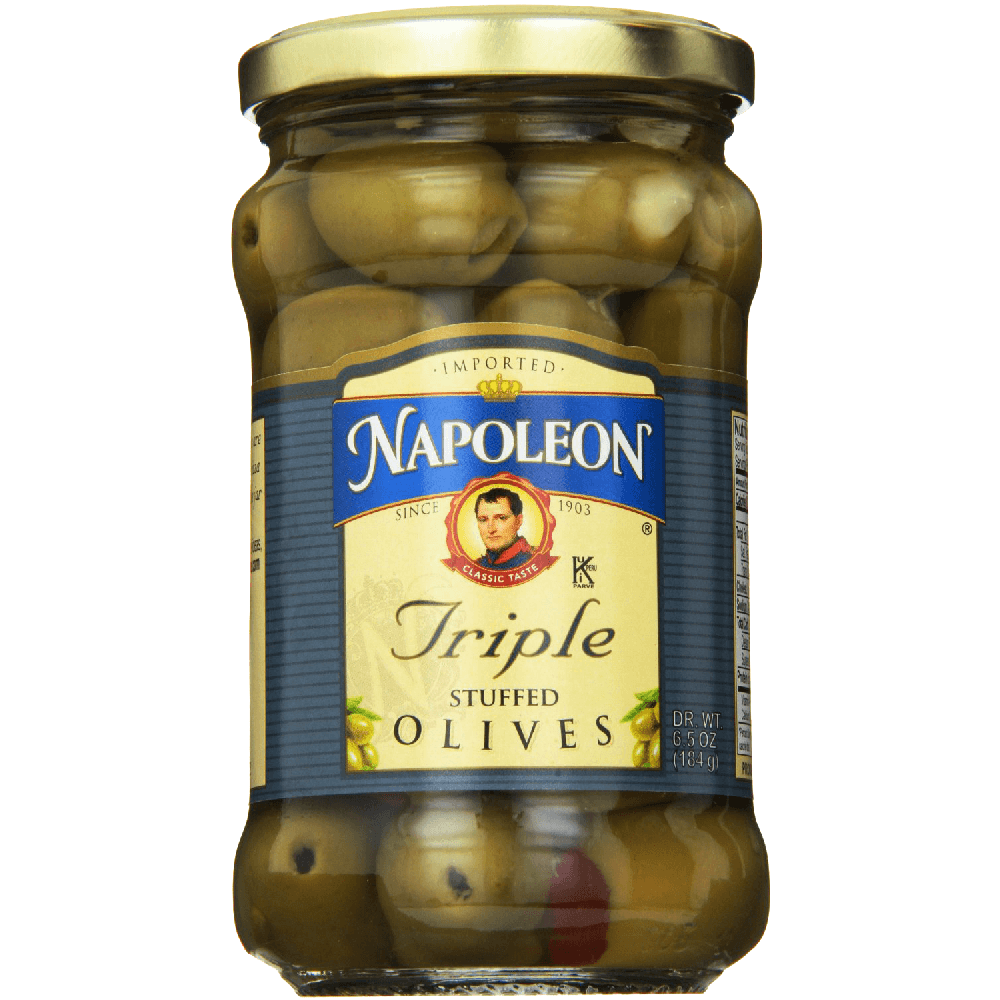 Napoleon-Triple-Stuffed-Olives,-6.5-Ounce